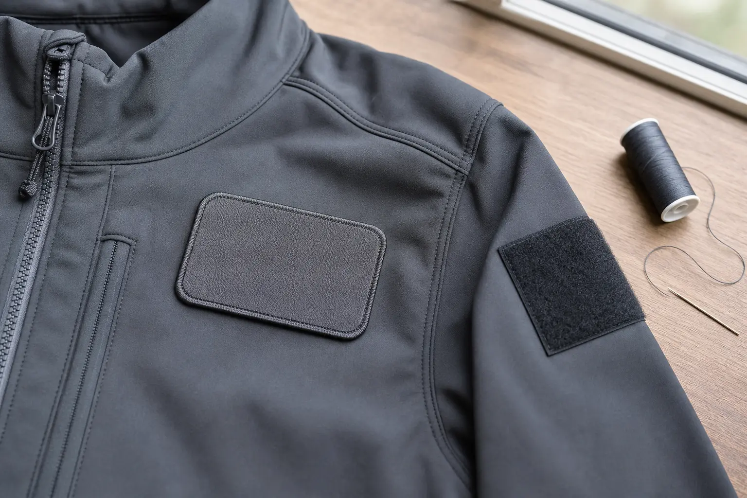 Jak oznaczyć softshell naszywką bez uszkadzania materiału?